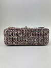 Multicolor Tweed Mini Rectangular Classic Flap Shoulder Bag LGHW