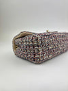 Multicolor Tweed Mini Rectangular Classic Flap Shoulder Bag LGHW
