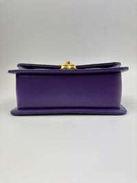 AS2615 Quilted Purple Calfskin Chain Bag GHW (Cash Price in Description)