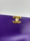 AS2615 Quilted Purple Calfskin Chain Bag GHW (Cash Price in Description)