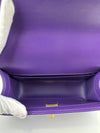 AS2615 Quilted Purple Calfskin Chain Bag GHW (Cash Price in Description)