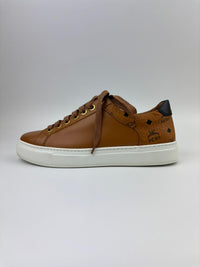 Logo Cognac Visetos Classic Low Top Sneakers Size 37
