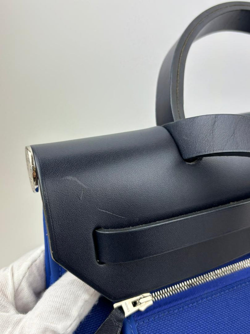 Herbag 31 Bleu Electrique / Bleu Indigo in Toile PHW