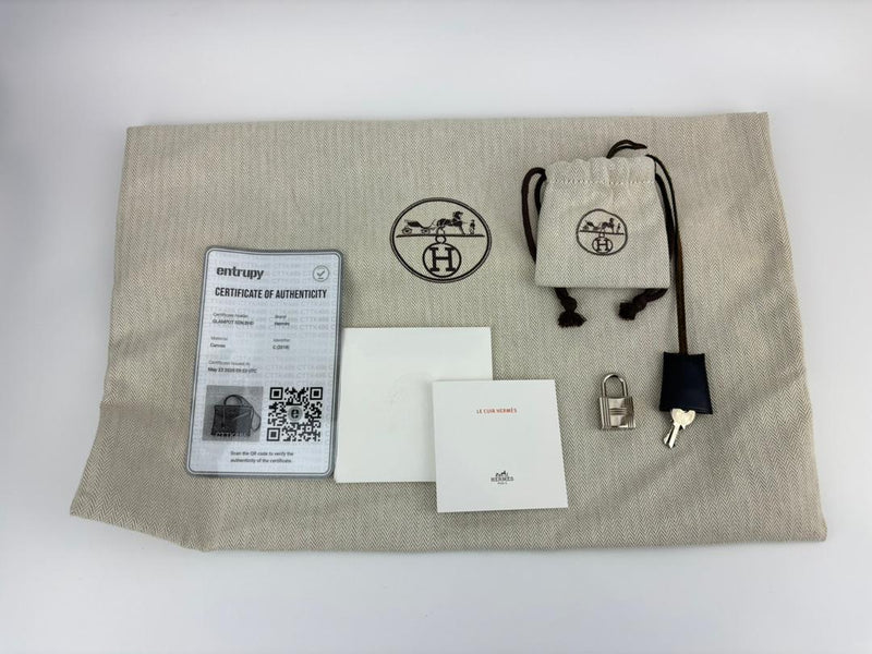 Herbag 31 Bleu Electrique / Bleu Indigo in Toile PHW