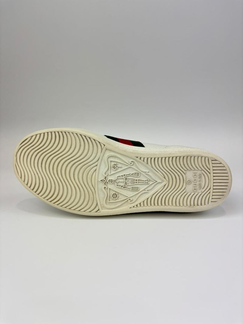 431942 Ace Embroidered Bee Sneakers Size 34