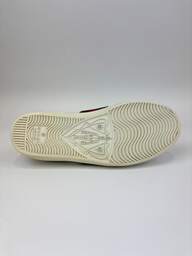 431942 Ace Embroidered Bee Sneakers Size 34