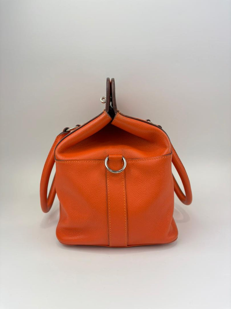 Toolbox 26 Orange Clemence Leather PHW