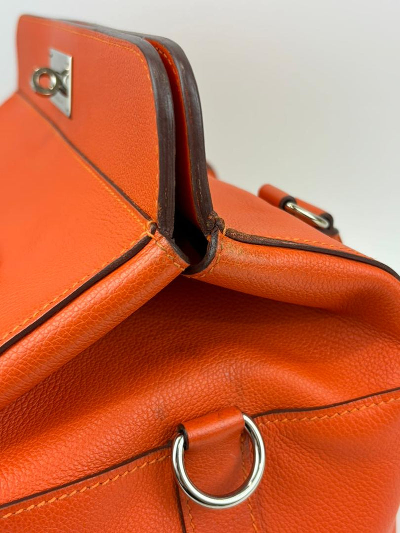 Toolbox 26 Orange Clemence Leather PHW