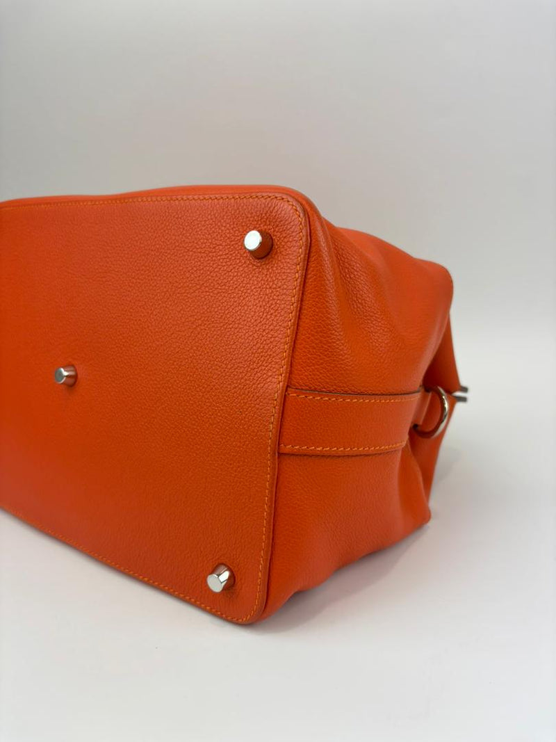 Toolbox 26 Orange Clemence Leather PHW