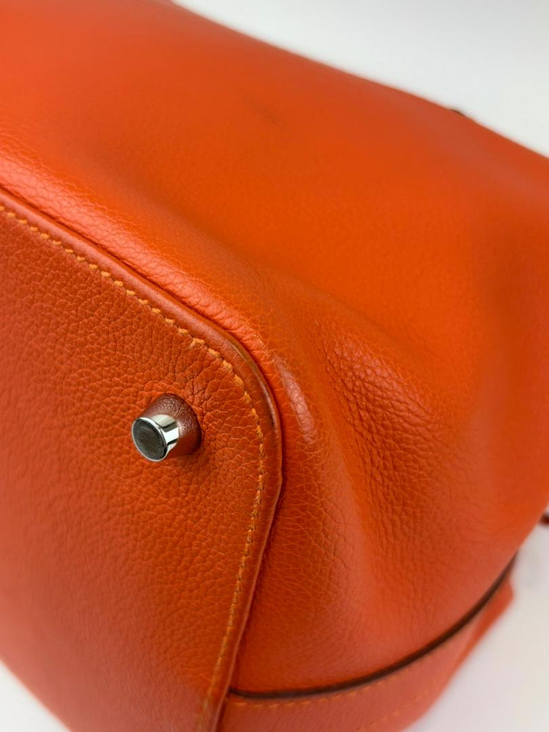 Toolbox 26 Orange Clemence Leather PHW