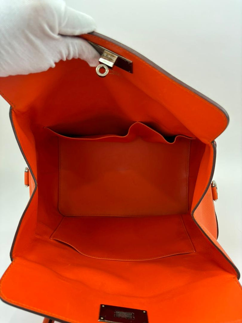 Toolbox 26 Orange Clemence Leather PHW