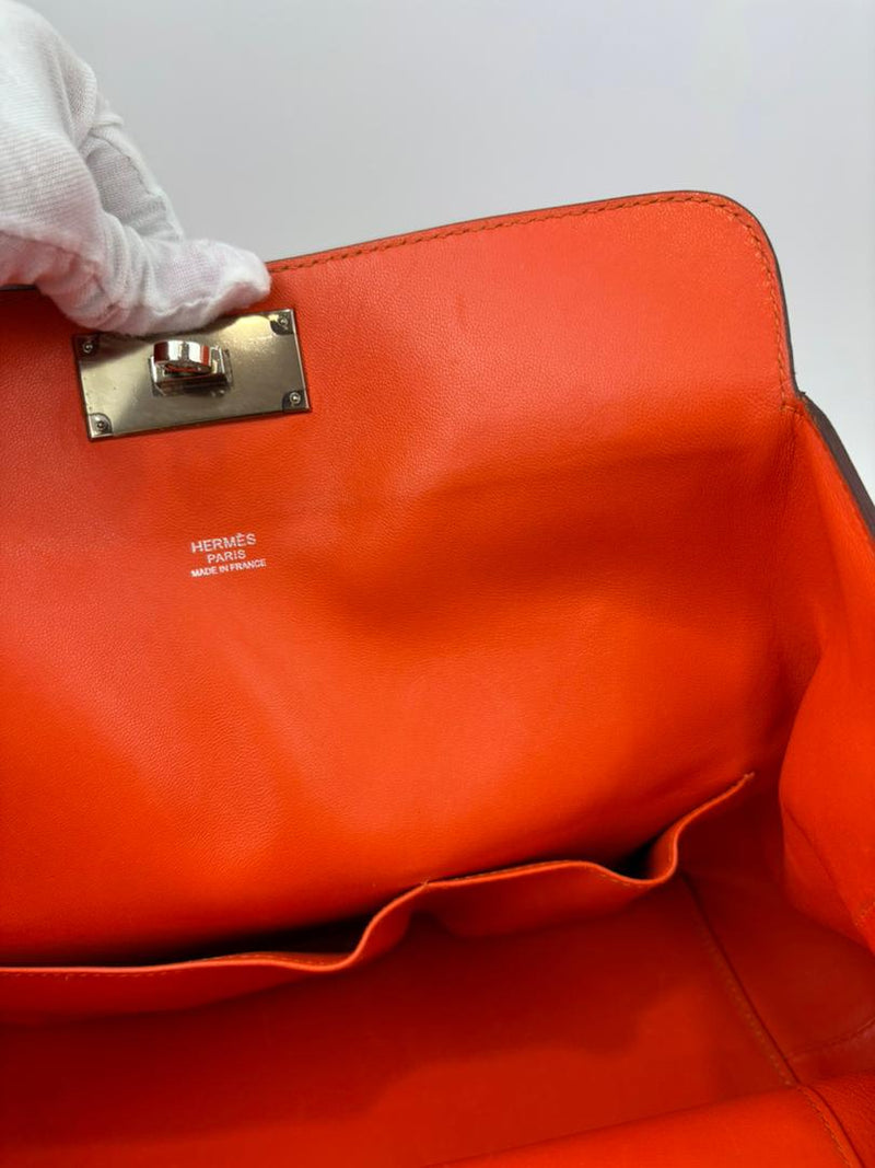 Toolbox 26 Orange Clemence Leather PHW