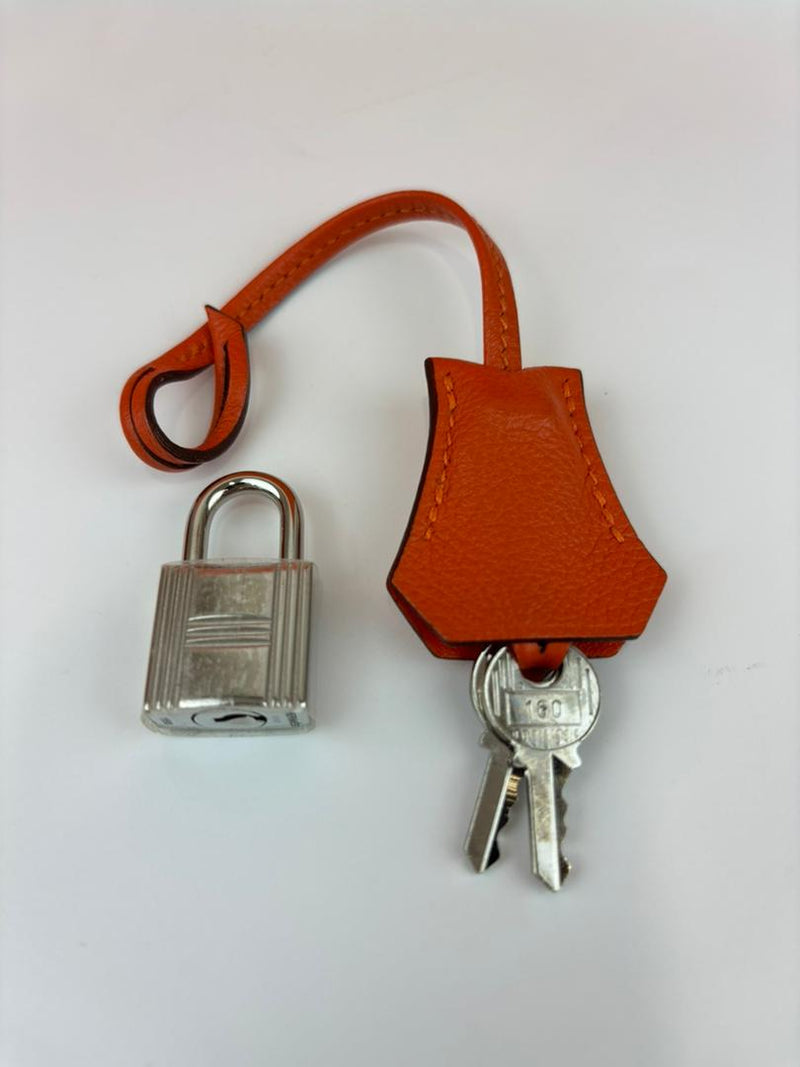 Toolbox 26 Orange Clemence Leather PHW