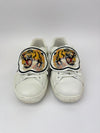 New Ace Tiger Strap Leather White Sneakers Size 7.5