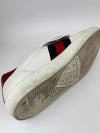 New Ace Tiger Strap Leather White Sneakers Size 7.5