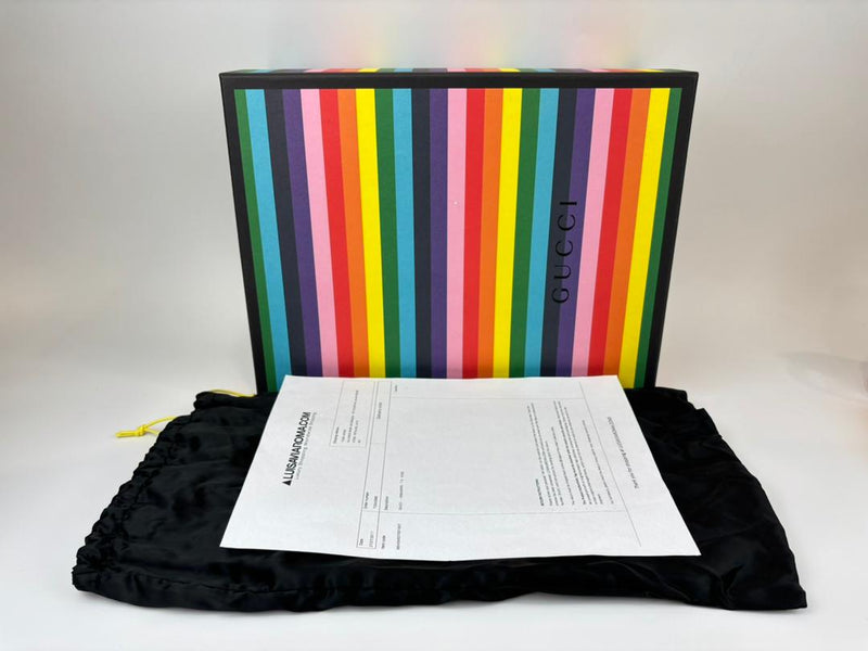 New Ace Tiger Strap Leather White Sneakers Size 7.5