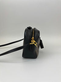 Saintonge Black Monogram Canvas