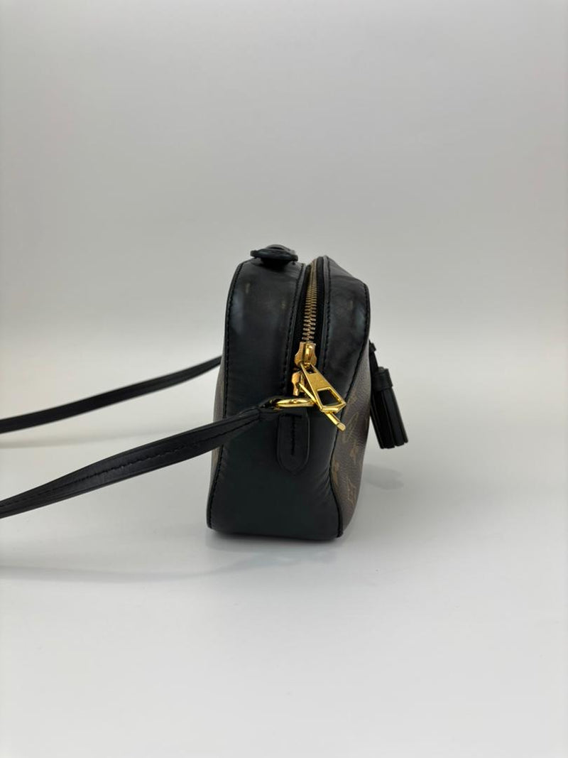 Saintonge Black Monogram Canvas