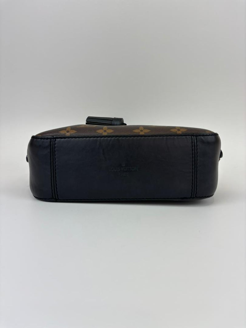 Saintonge Black Monogram Canvas