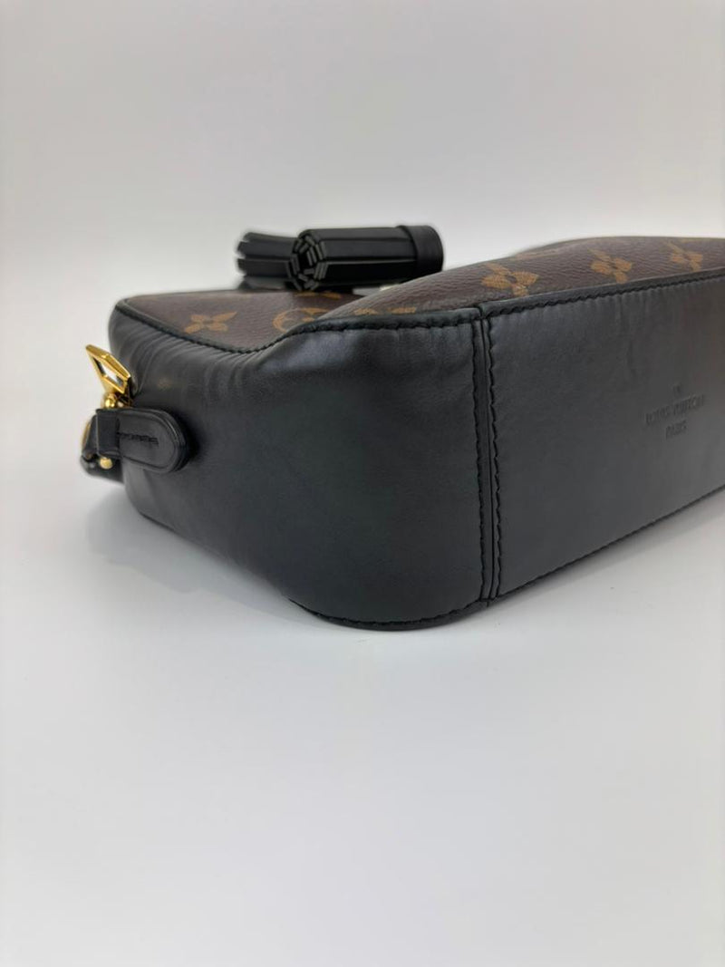 Saintonge Black Monogram Canvas