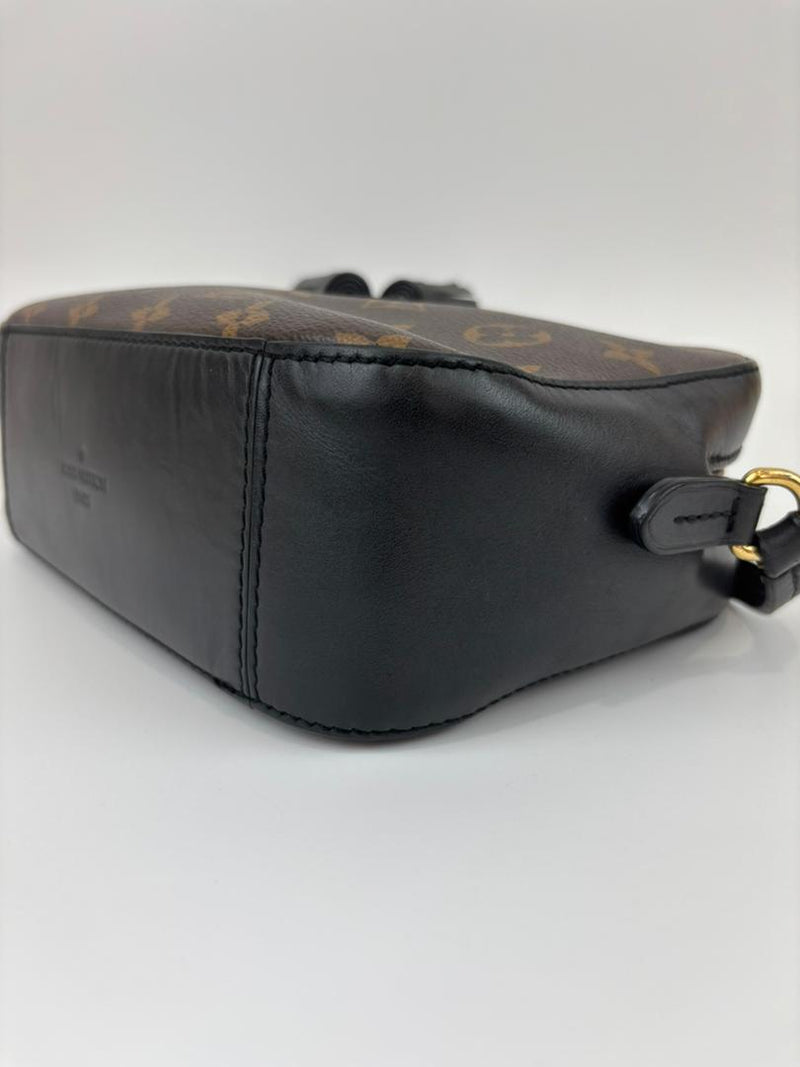 Saintonge Black Monogram Canvas