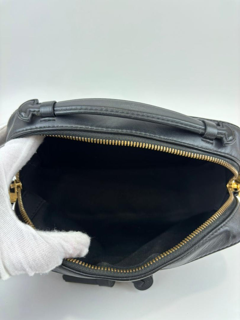 Saintonge Black Monogram Canvas