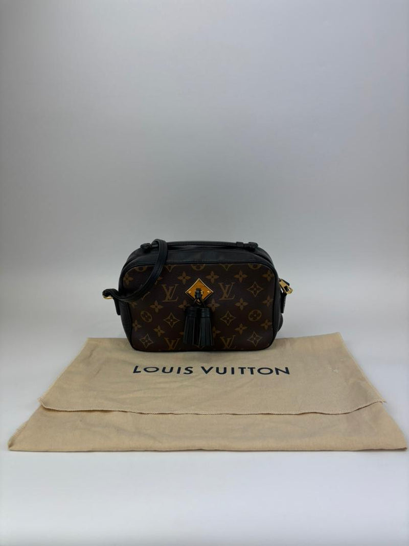 Saintonge Black Monogram Canvas