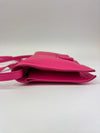 Viva Bow Puffy Leather Hot Pink Vitello Crossbody Bag
