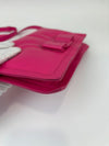 Viva Bow Puffy Leather Hot Pink Vitello Crossbody Bag