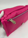 Viva Bow Puffy Leather Hot Pink Vitello Crossbody Bag