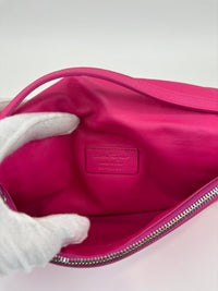Viva Bow Puffy Leather Hot Pink Vitello Crossbody Bag