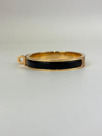 Black Mini Clic Kelly PM Bracelet GHW