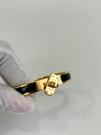 Black Mini Clic Kelly PM Bracelet GHW