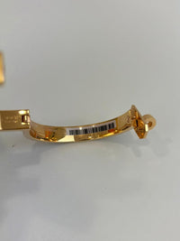 Black Mini Clic Kelly PM Bracelet GHW