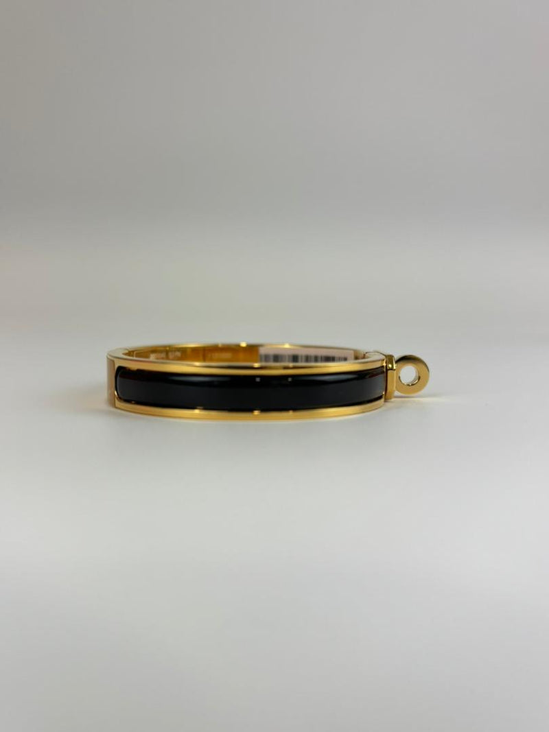 Black Mini Clic Kelly PM Bracelet GHW