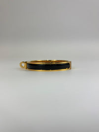 Black Mini Clic Kelly PM Bracelet GHW