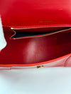 Balenciaga 593456 Hourglass S Top handle Bag Shiny Box Red