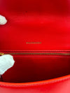 Balenciaga 593456 Hourglass S Top handle Bag Shiny Box Red