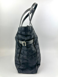 CC Logo Travel Line Tote Bag Black Nylon