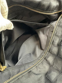 CC Logo Travel Line Tote Bag Black Nylon