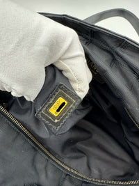 CC Logo Travel Line Tote Bag Black Nylon