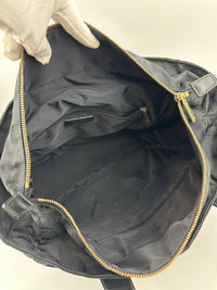 CC Logo Travel Line Tote Bag Black Nylon