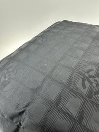 CC Logo Travel Line Tote Bag Black Nylon