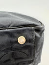 CC Logo Travel Line Tote Bag Black Nylon