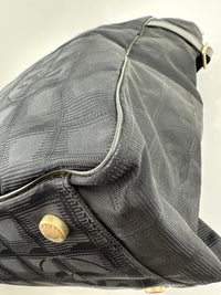 CC Logo Travel Line Tote Bag Black Nylon