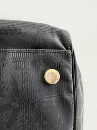 CC Logo Travel Line Tote Bag Black Nylon