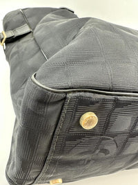 CC Logo Travel Line Tote Bag Black Nylon