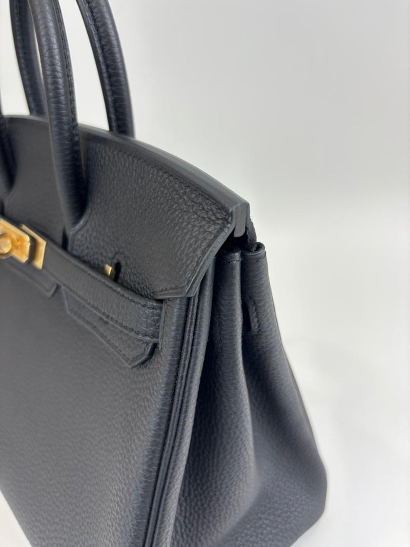 Birkin 25 Black Togo GHW (Cash Price in Description)