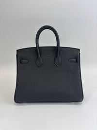 Birkin 25 Black Togo GHW (Cash Price in Description)