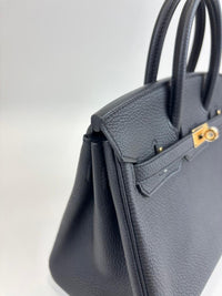 Birkin 25 Black Togo GHW (Cash Price in Description)